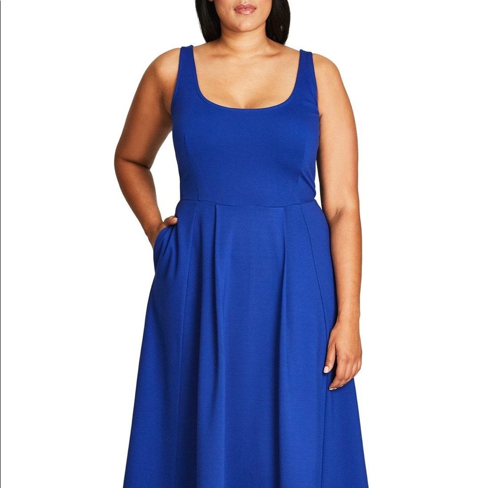 City Chic Classic Longline Dress